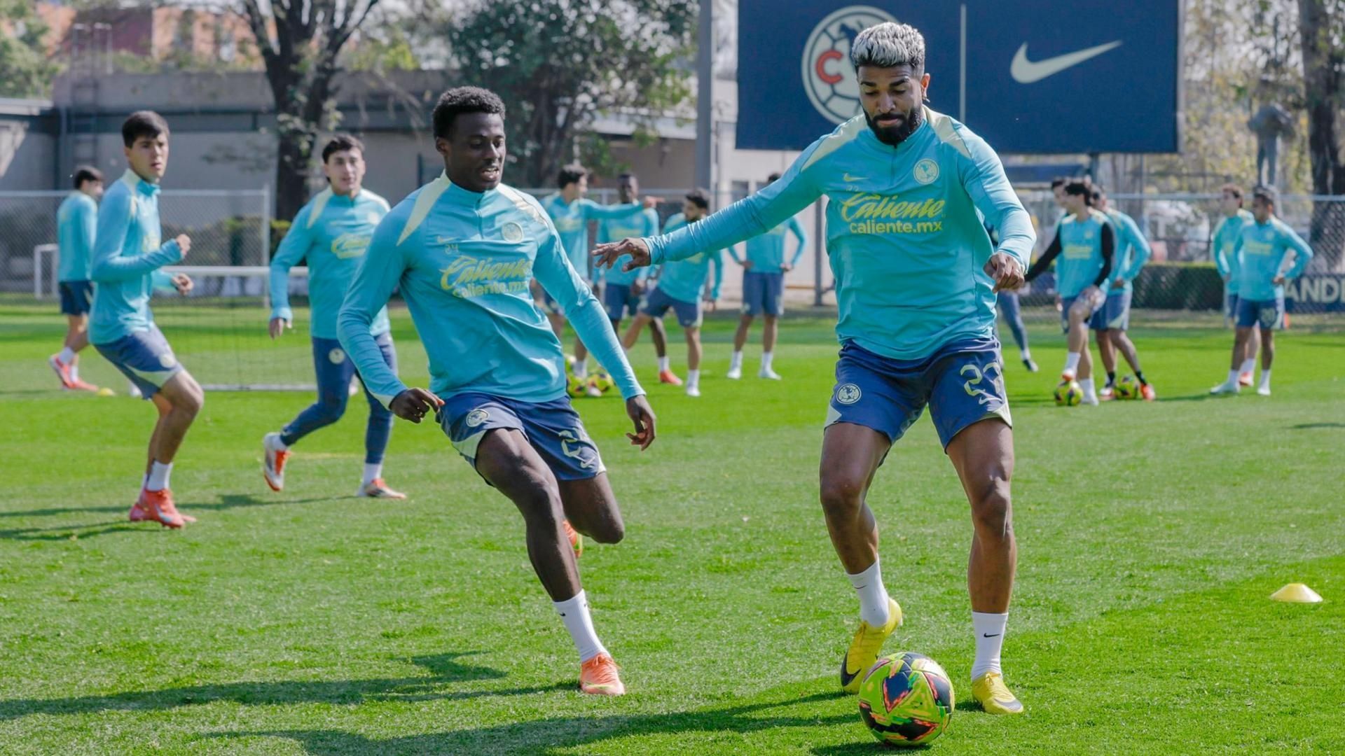 Los jugadores del América viajaron desde ayer a Puebla, luego de afinar detalles en los entrenamientos.