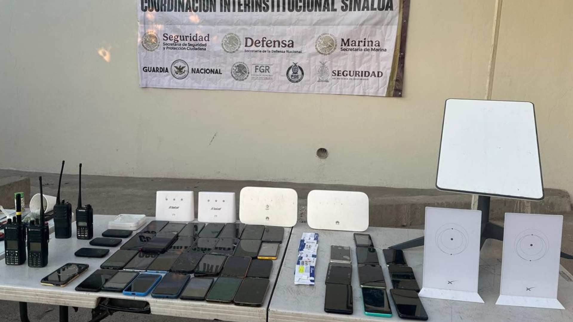 Decomisan Más Sistemas de Internet Starlink en Penal de Aguaruto, Sinaloa en Cuarto Operativo