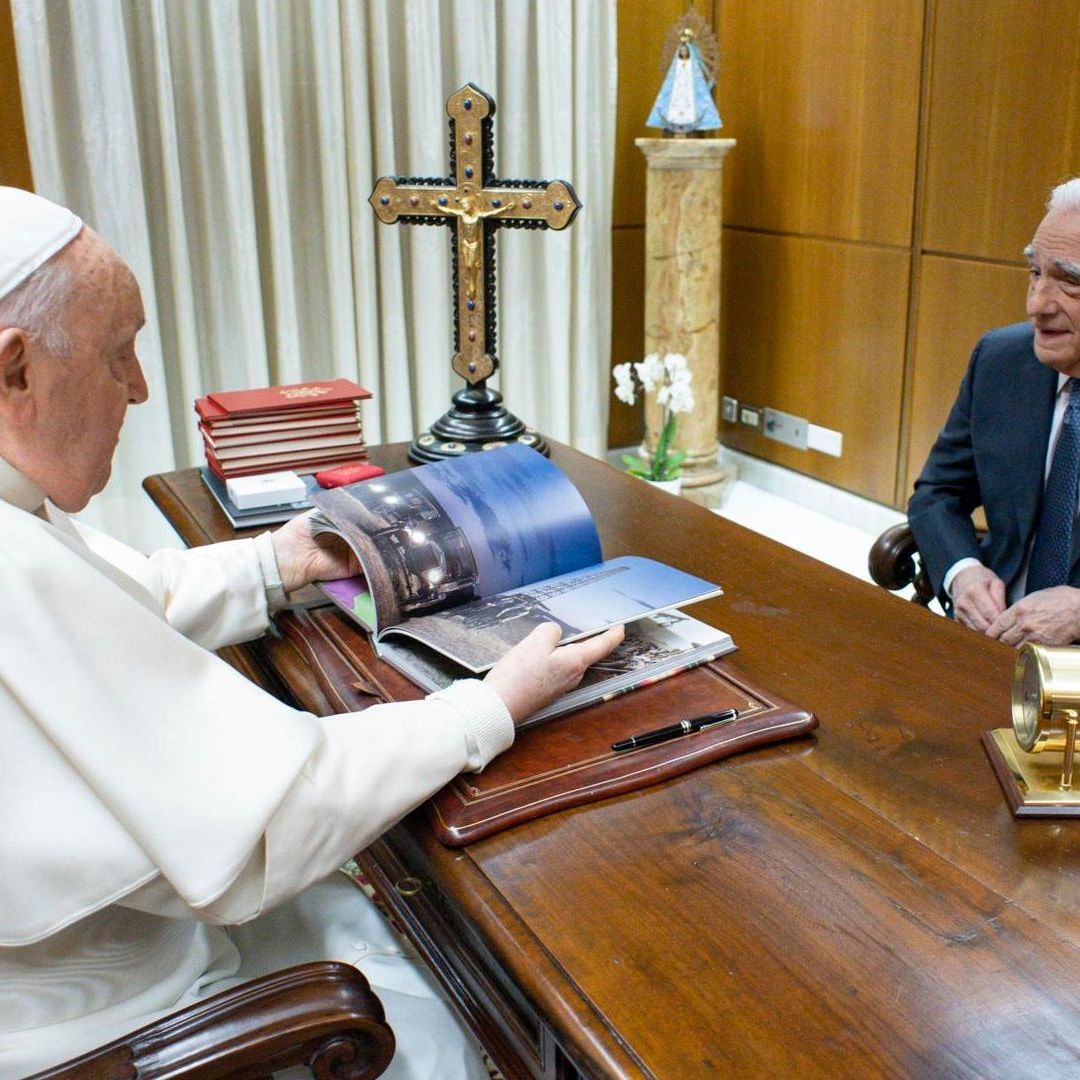 Papa Francisco se reúne con Martin Scorsese