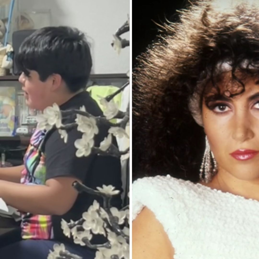 Video: Captan a Niño Cantando Tema de Amanda Miguel mientras Hace su Tarea