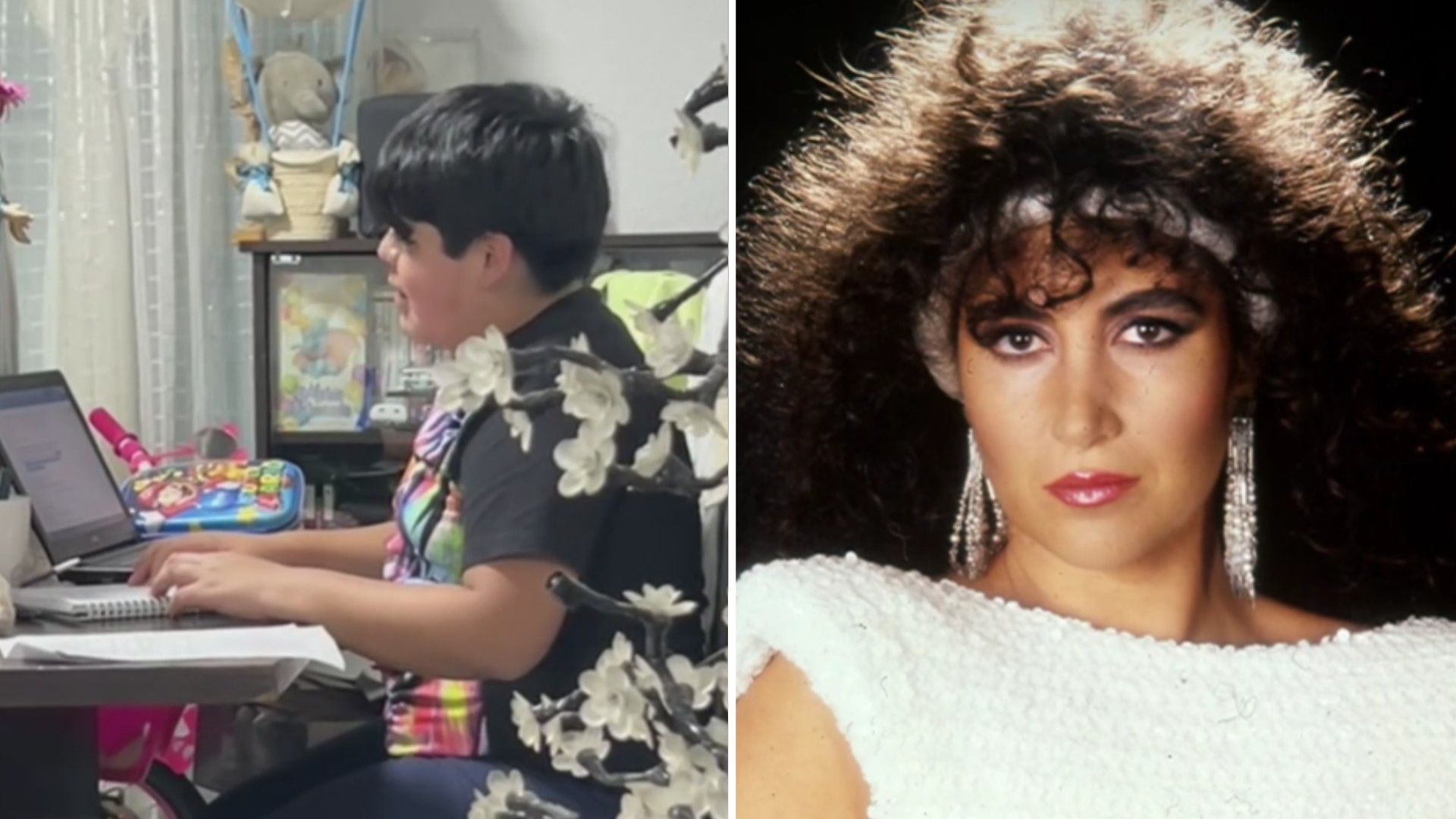 Video: Captan a Niño Cantando Tema de Amanda Miguel mientras Hace su Tarea