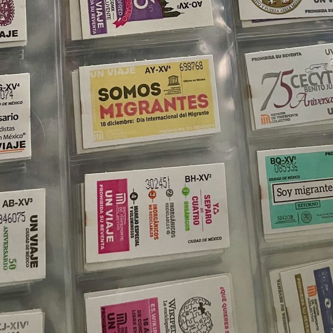Coleccionista enumera los mejores boletos del Metro de la Ciudad de México