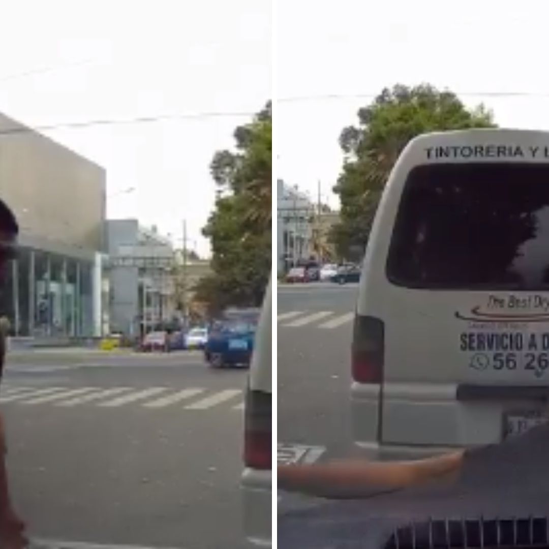 Video: Limpiaparabrisas Finge Ser Atropellado para Obtener Dinero en CDMX