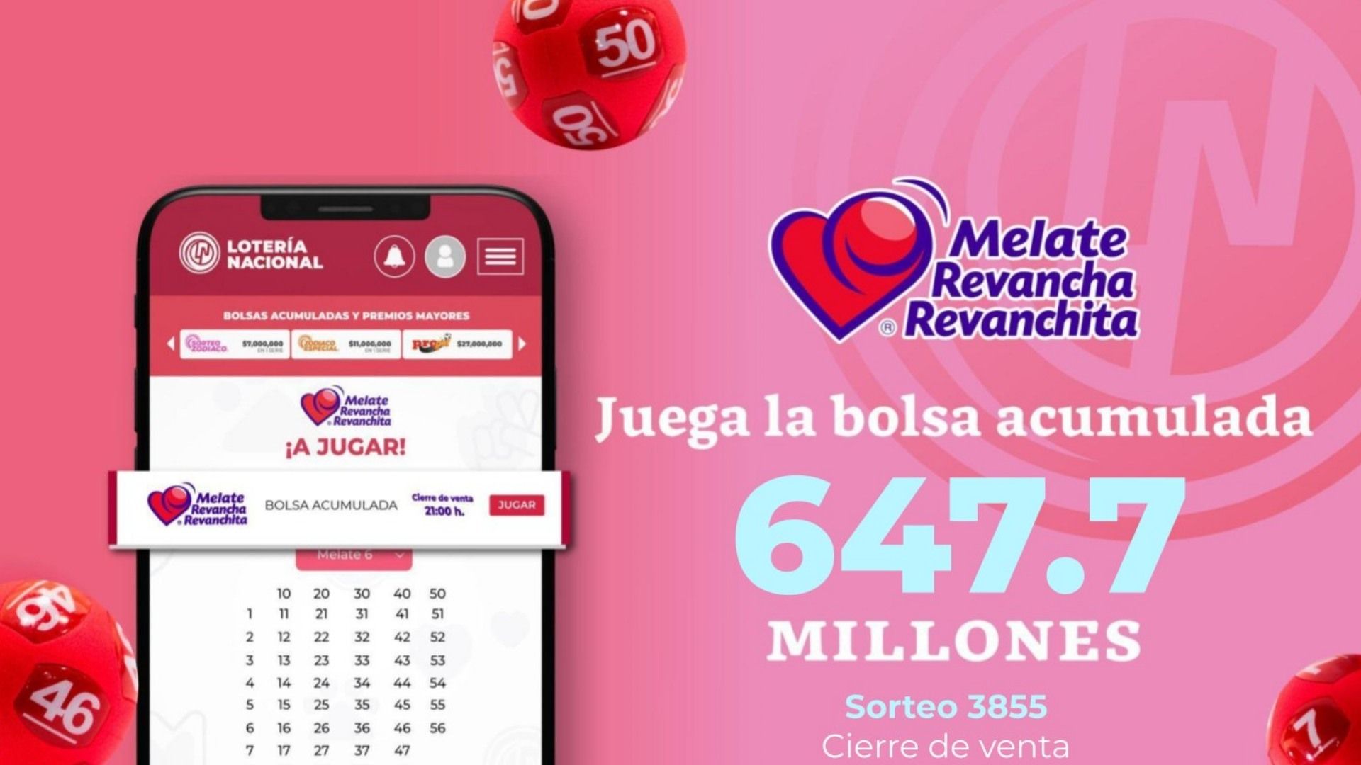 Resultados del sorteo Melate 3855 de hoy 31 de enero 2024