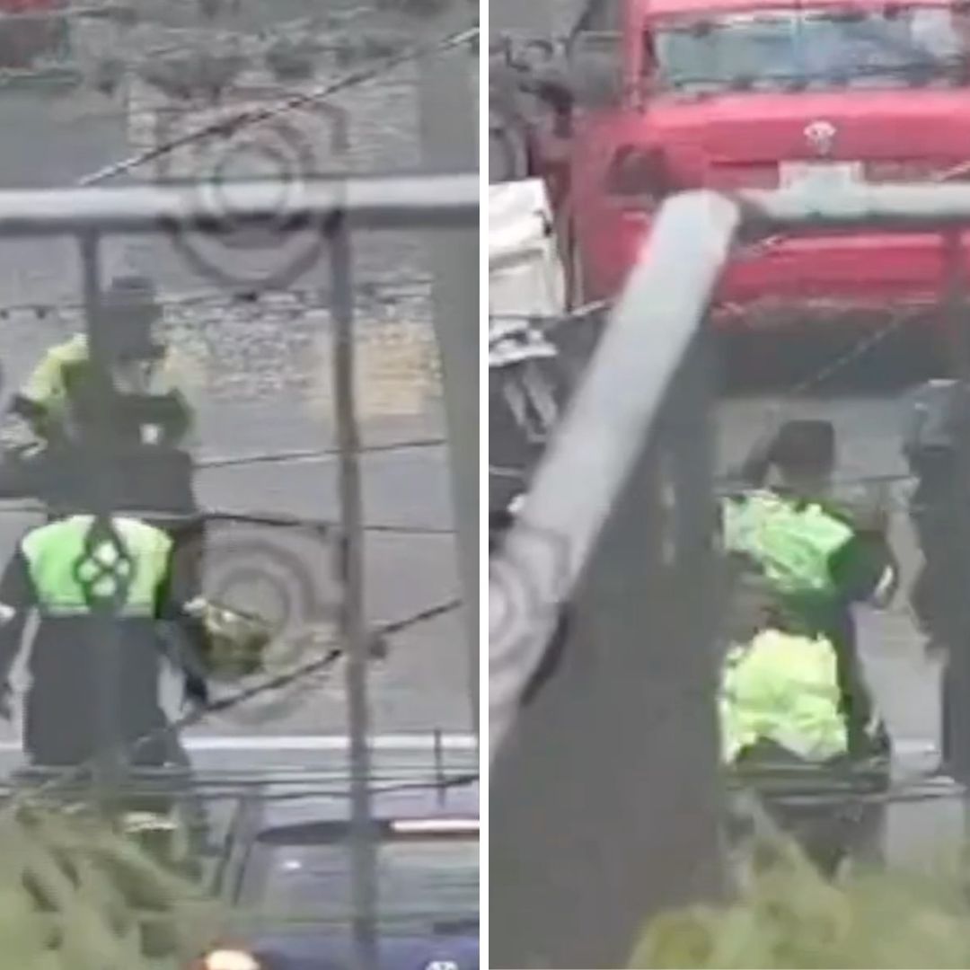 Video motociclista amenaza a tránsito en Córdoba