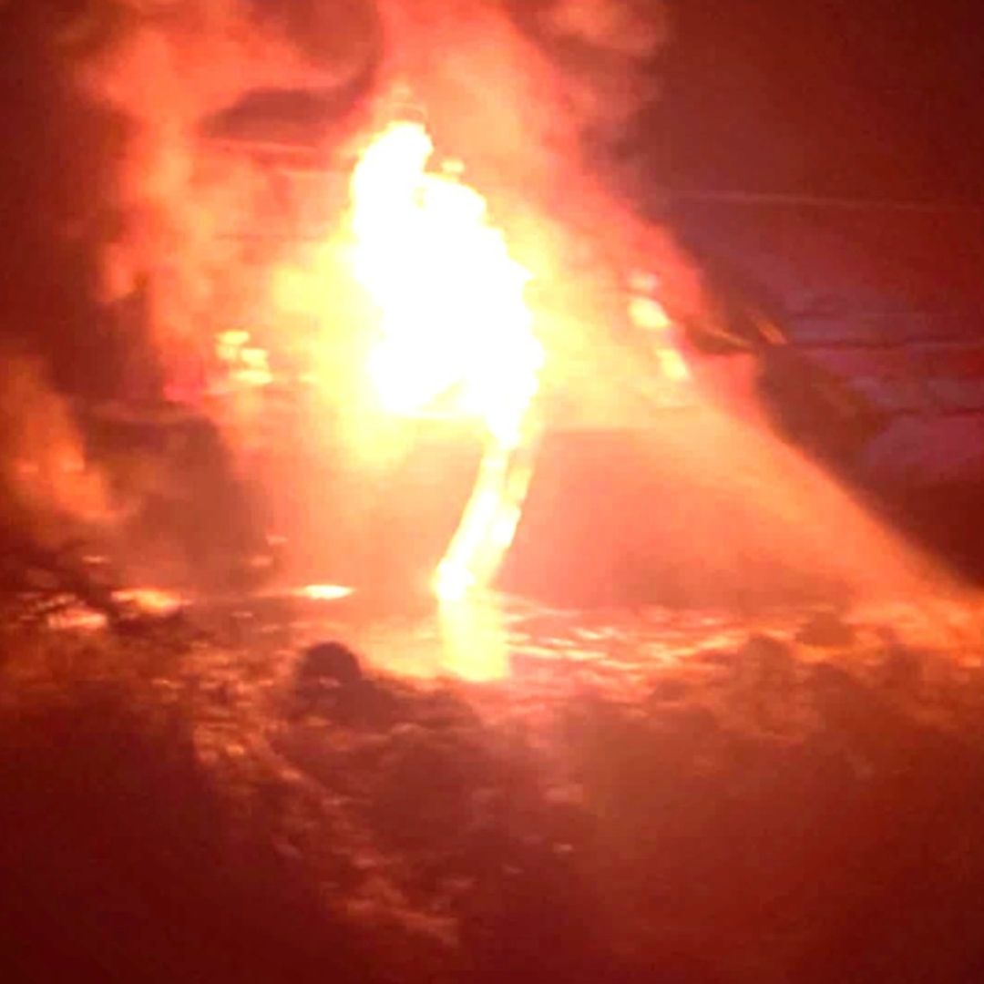 Ferrocarril se descarriló en La Barca y se incendió