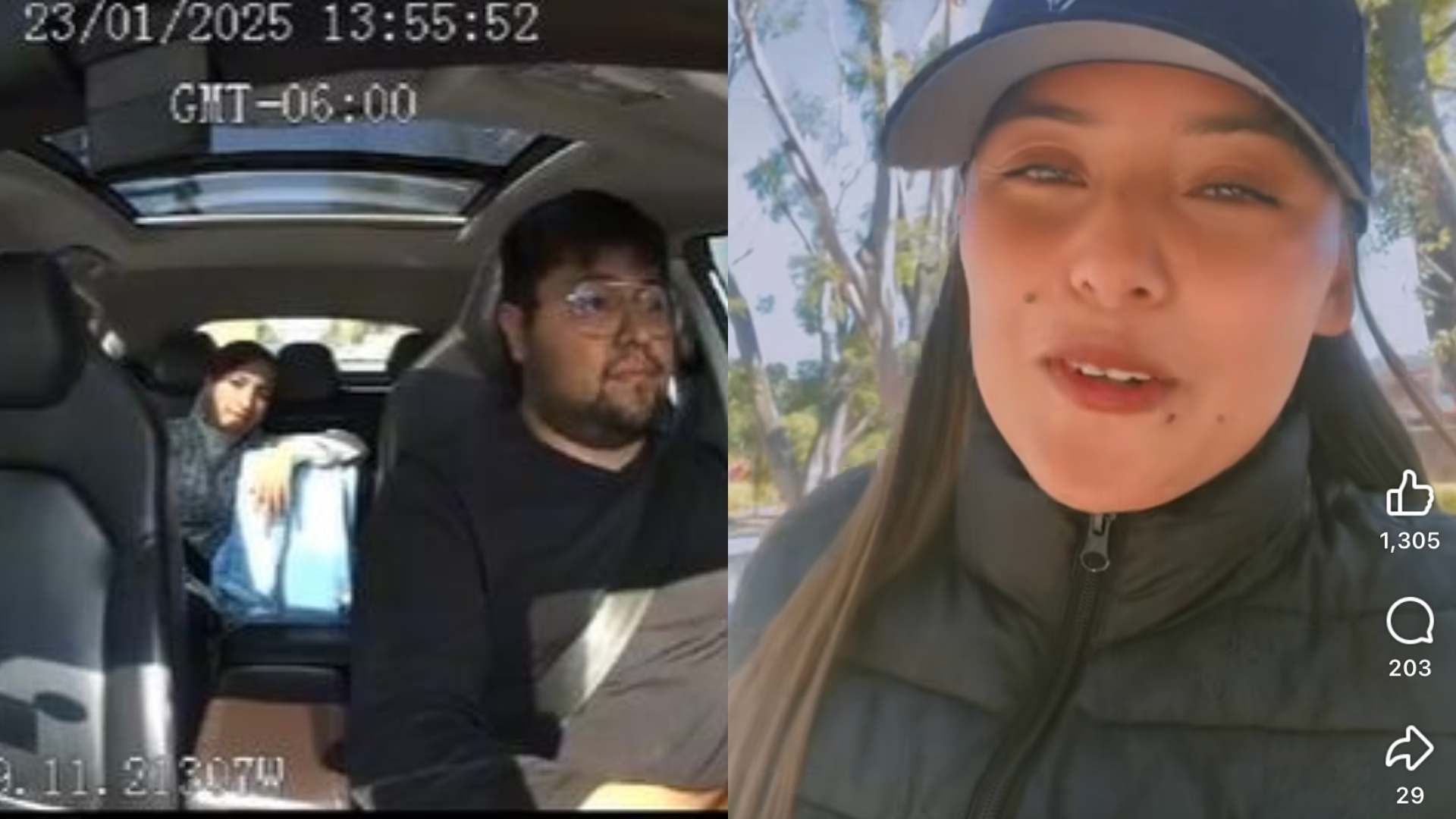 La joven asegura que no es la que agredió a un chofer de Uber.