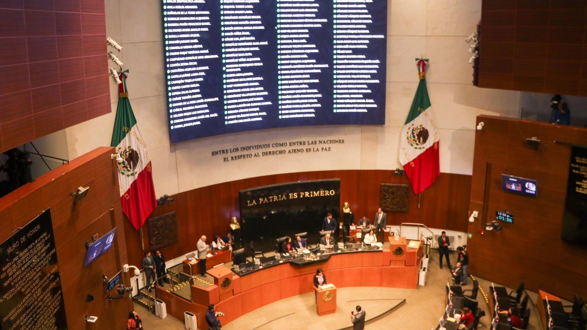 Gerardo Fernández Noroña, presidente del Senado, dijo que el jueves es buen momento para discutir y votar la Ley Infonavit.