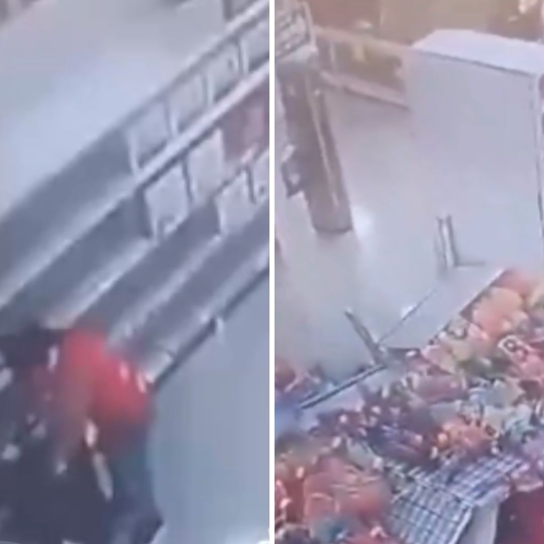 Estante Cae y Aplasta a Empleadas de Supermercado