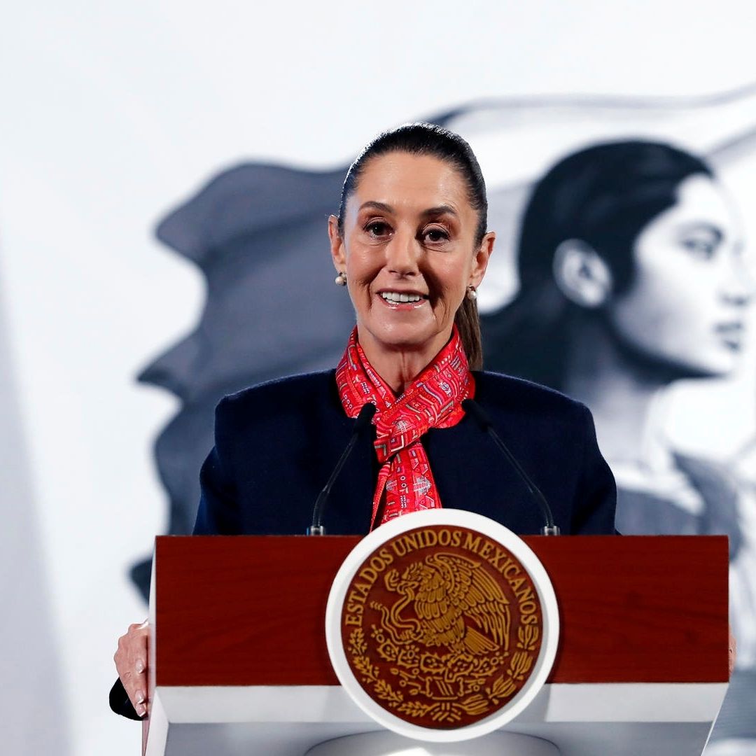Claudia Sheinbaum, presidenta de México, habla sobre narcotráfico en la mañanera