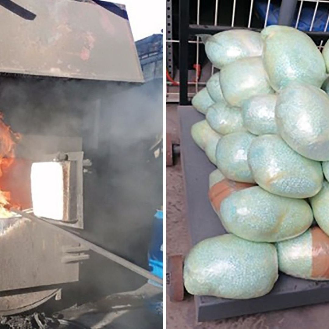 Destruyen Más de 2 Millones de Pastillas de Fentanilo en Baja California