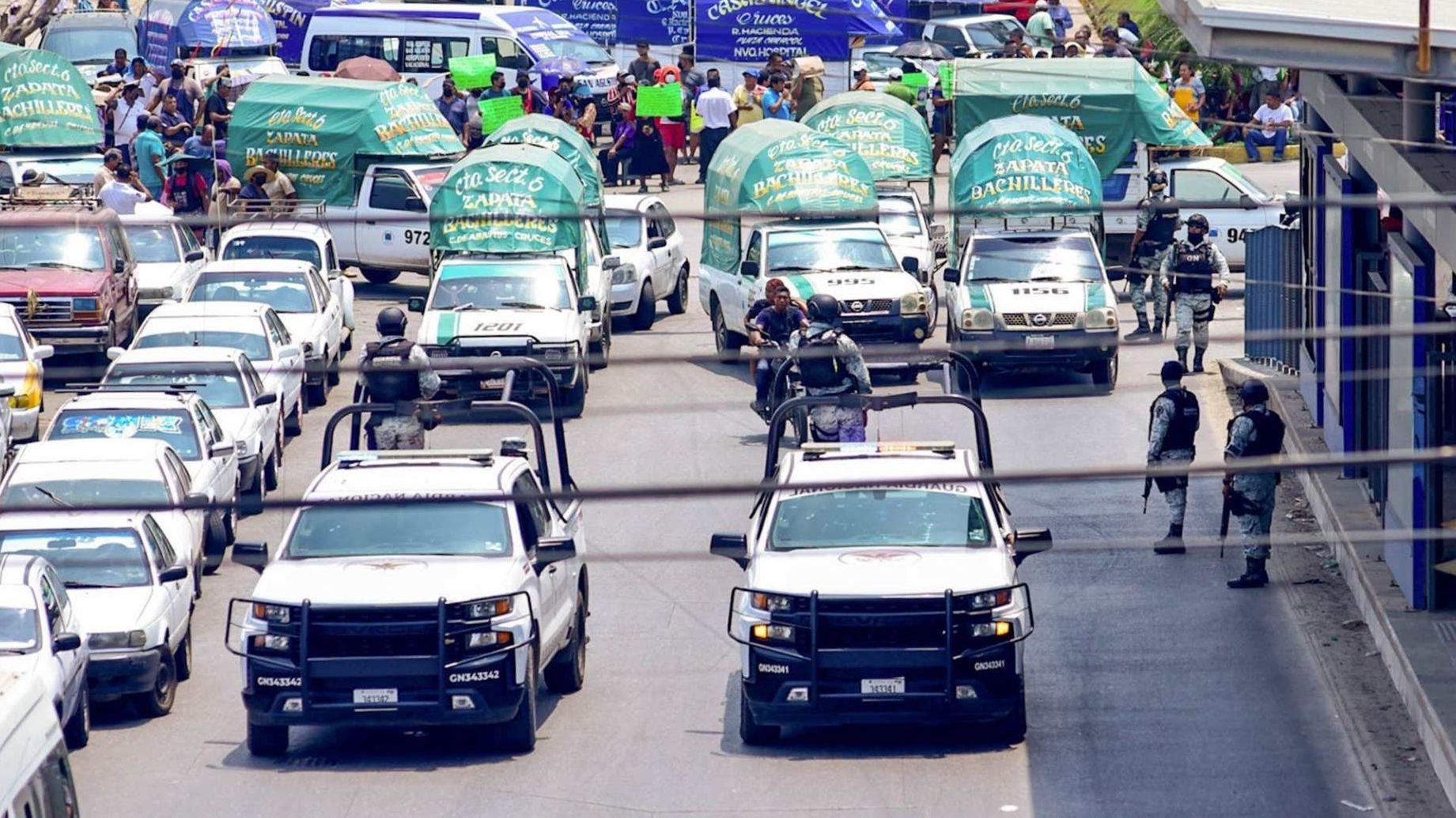 Por Inseguridad, Paran Choferes del Transporte Público en Acapulco, Guerrero: "Tenemos Miedo".
