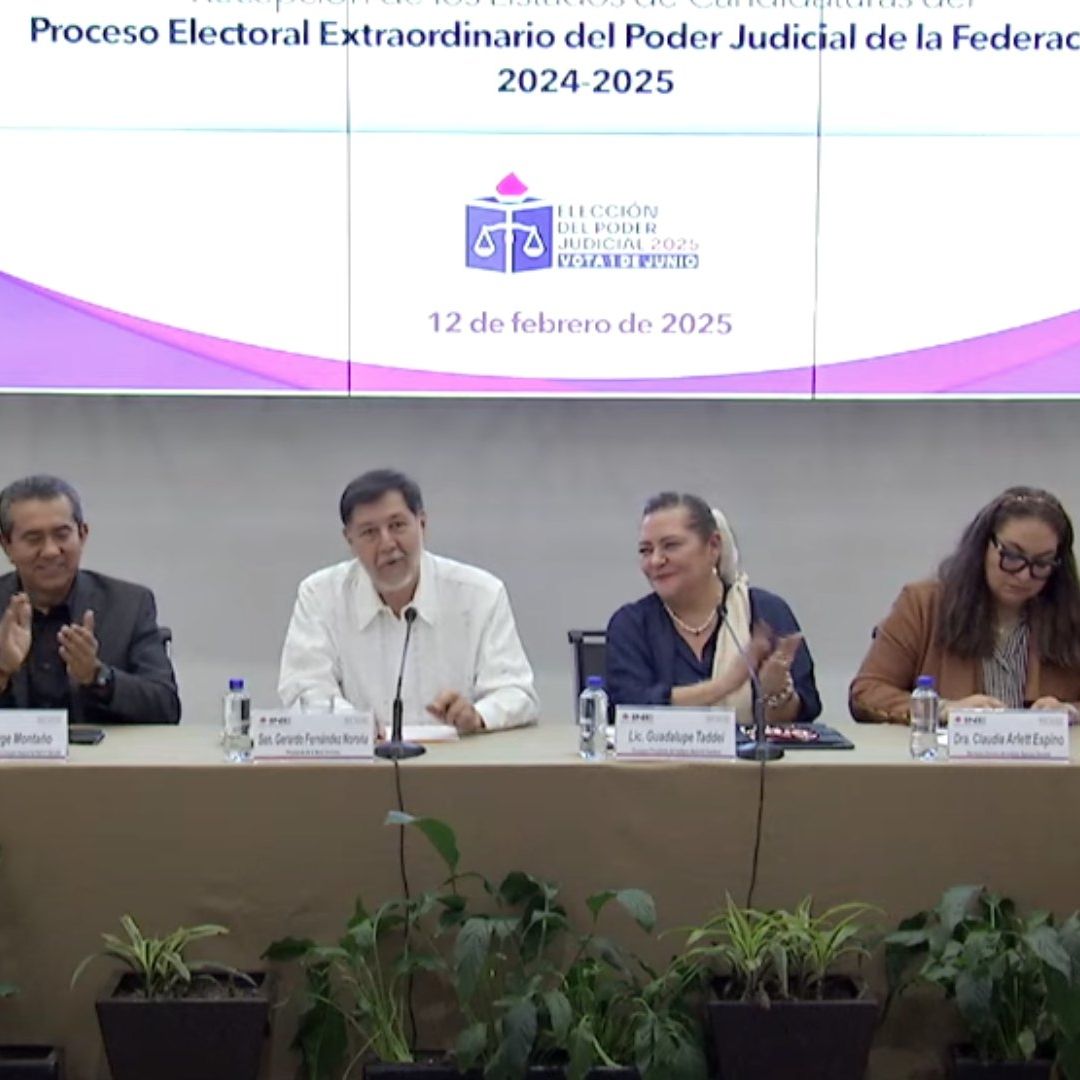 El evento es celebrado a 108 días de la jornada electoral extraordinaria del 1° de junio de 2025.