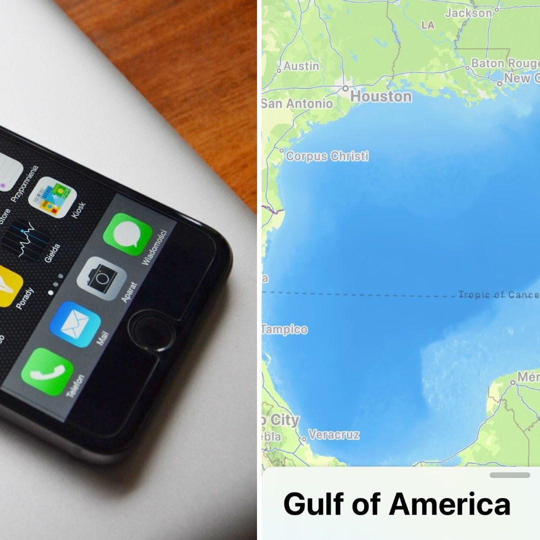 Apple Maps También Cambia el Nombre del Golfo de México a Golfo de América
