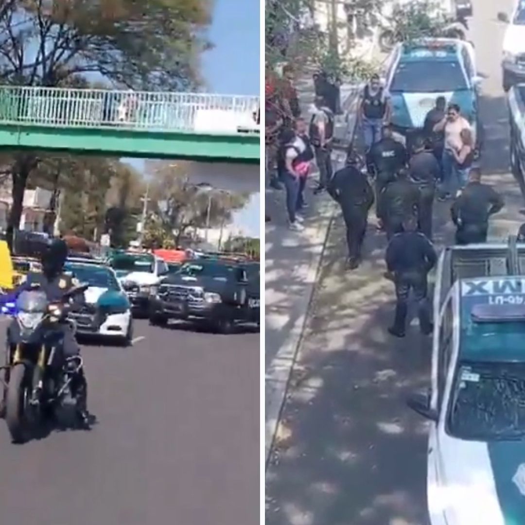 Persecución Termina en Balacera en Villa Coapa, CDMX; Así Empezó la Agresión