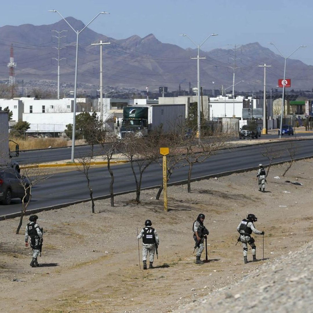 Guardia Nacional vigila la frontera México-Estados Unidos