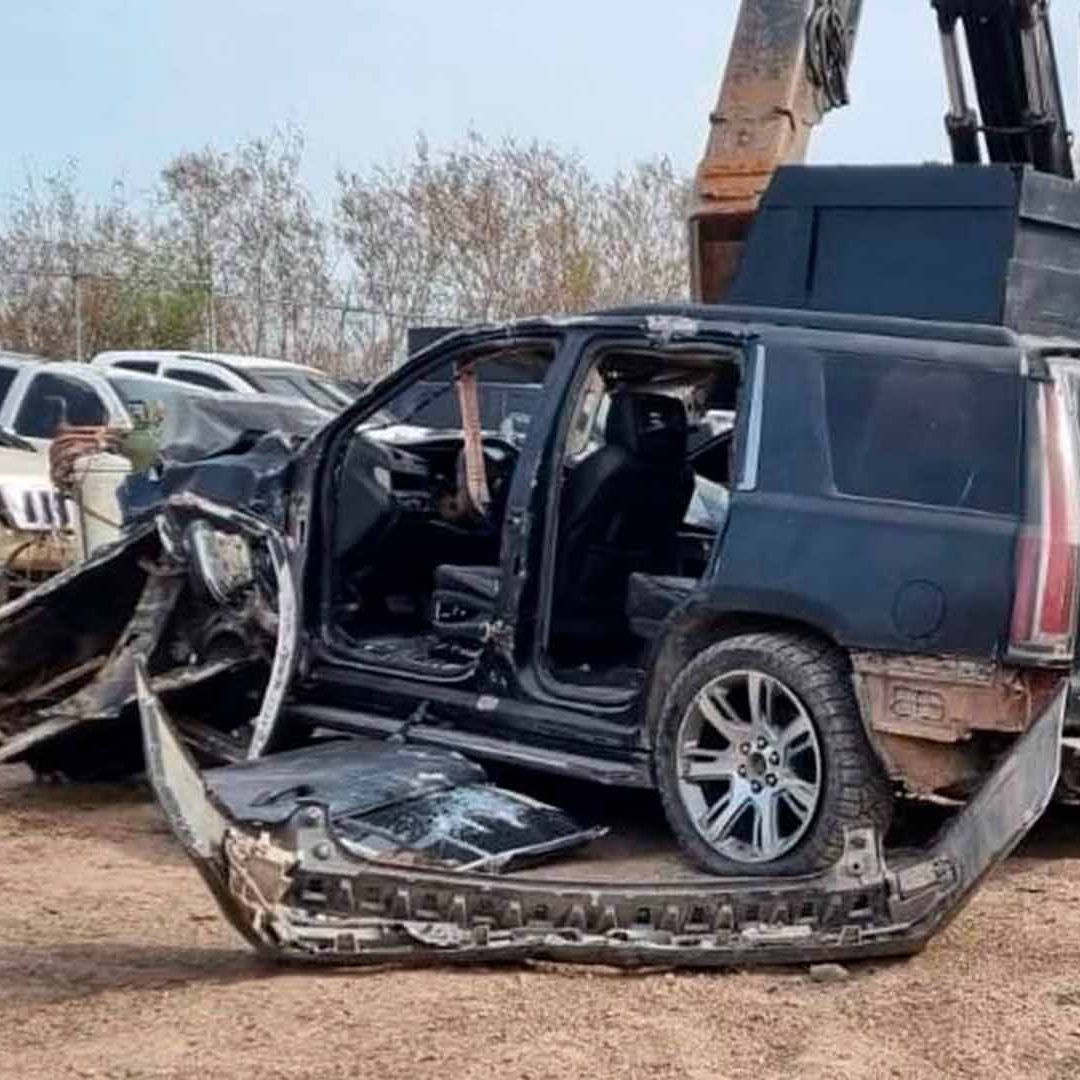 FGR Destruye Vehículos Tipo Monstruo Decomisados en Tamaulipas