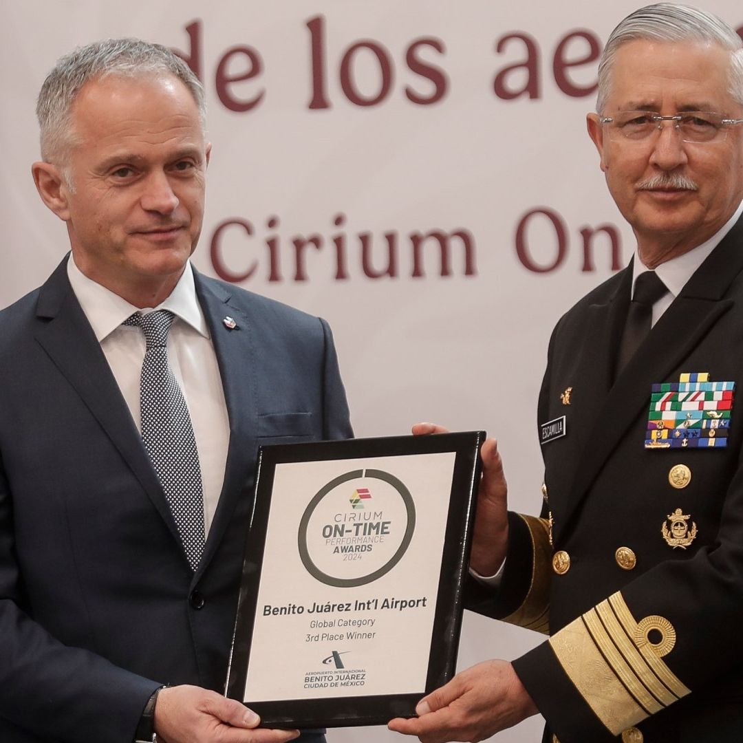 AICM Obtiene Reconocimiento como el Tercer Aeropuerto Más Puntual del Mundo en 2024