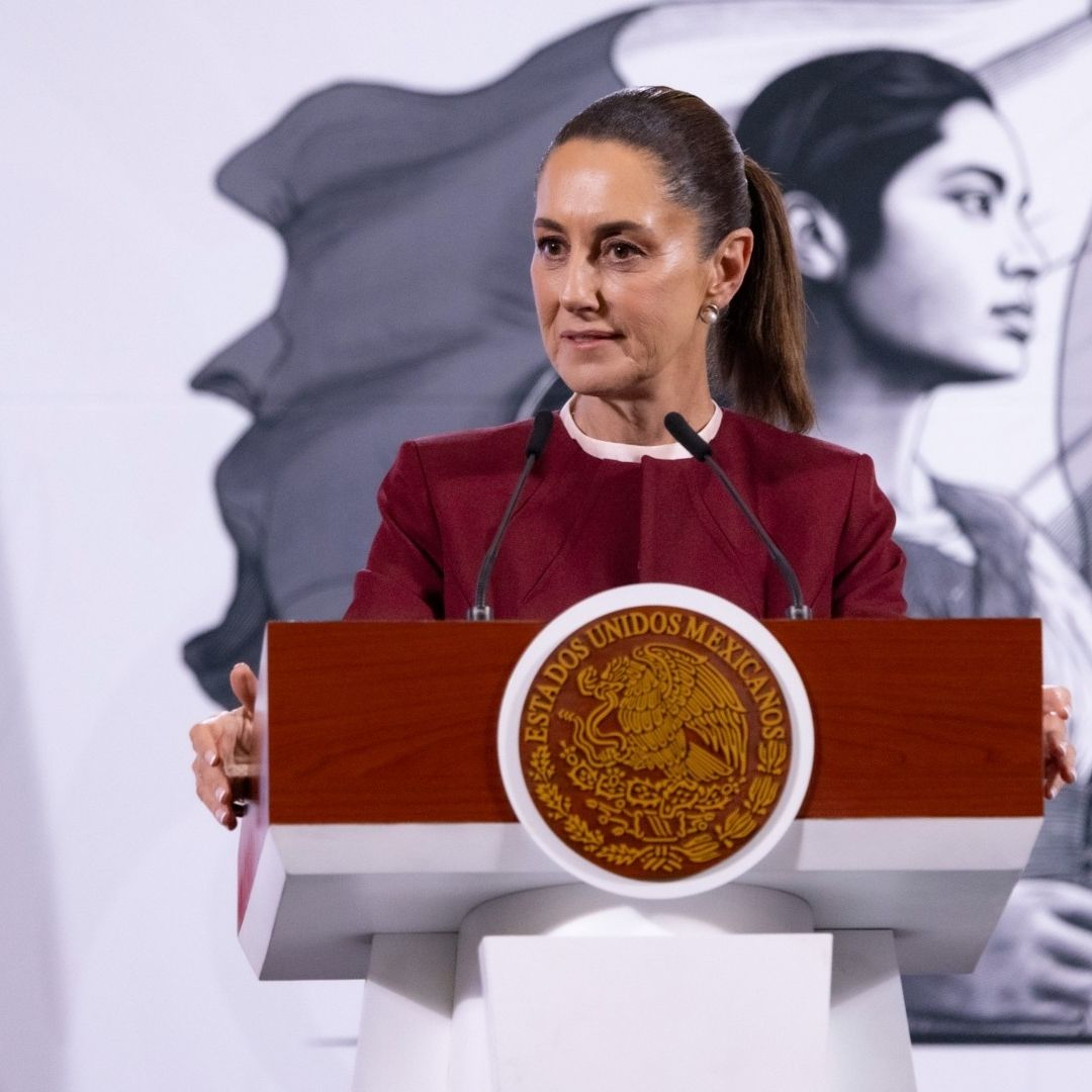 Claudia Sheinbaum en Palacio Nacional