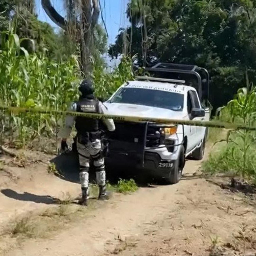 Fosa clandestina con restos humanos en Tihuatlán