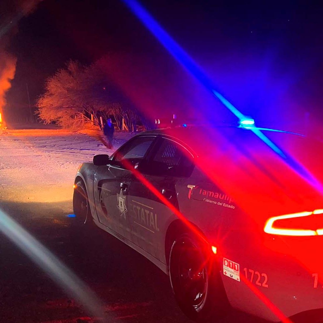 Autobús de Pasajeros se Incendia en el Kilómetro 19 de la Carretera Federal 81
