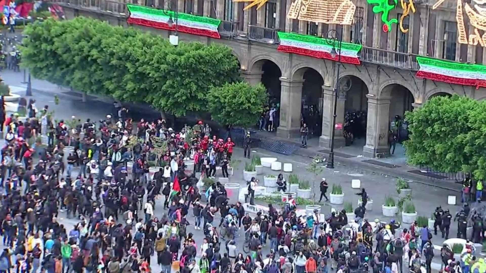 Marcha 2 de Octubre 2024: Integrantes del Bloque Negro Vandalizan el ...