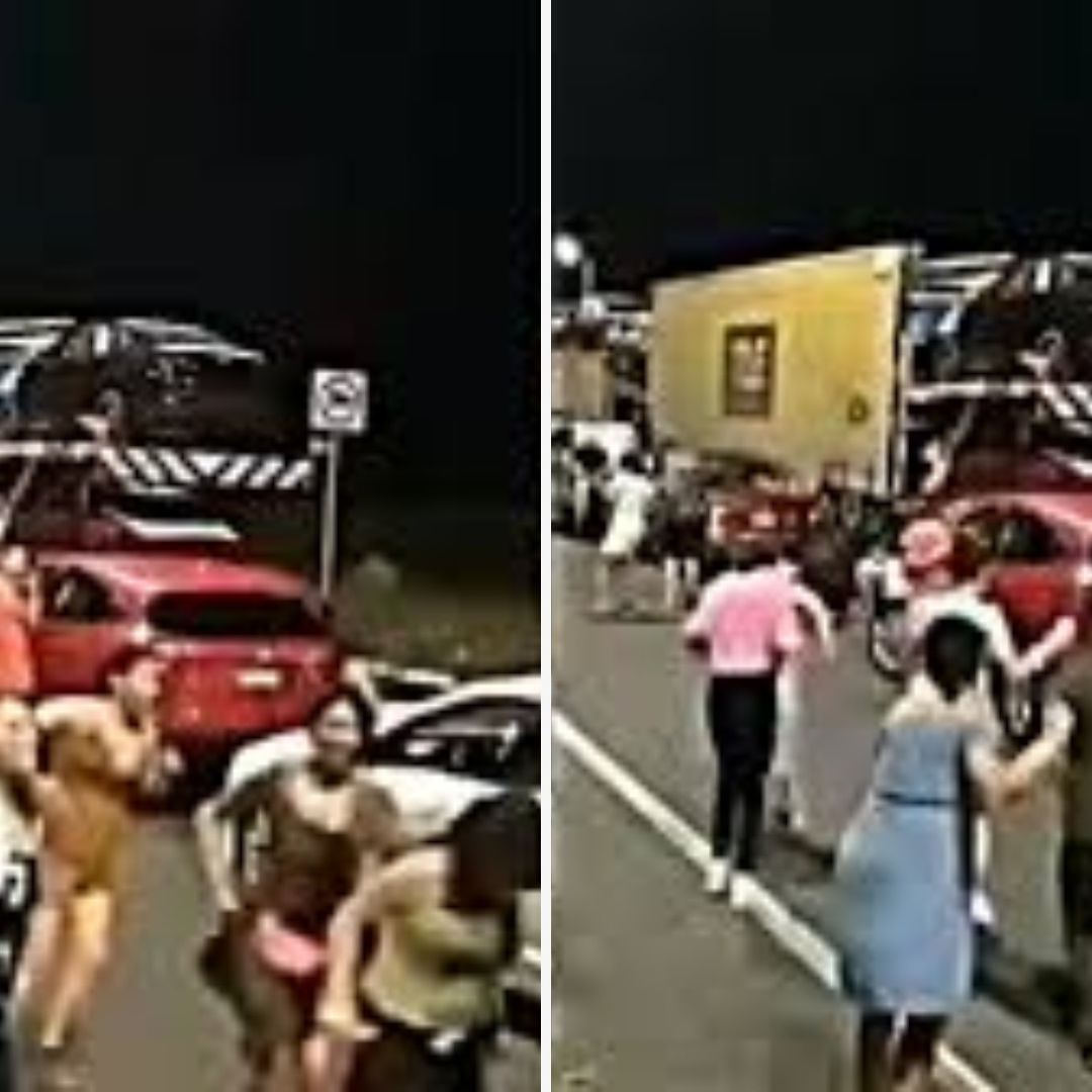 Video | ¡México Mágico! Hartos de Esperar Deciden Bailar ‘Payaso de Rodeo’ en Autopista Siglo XXI