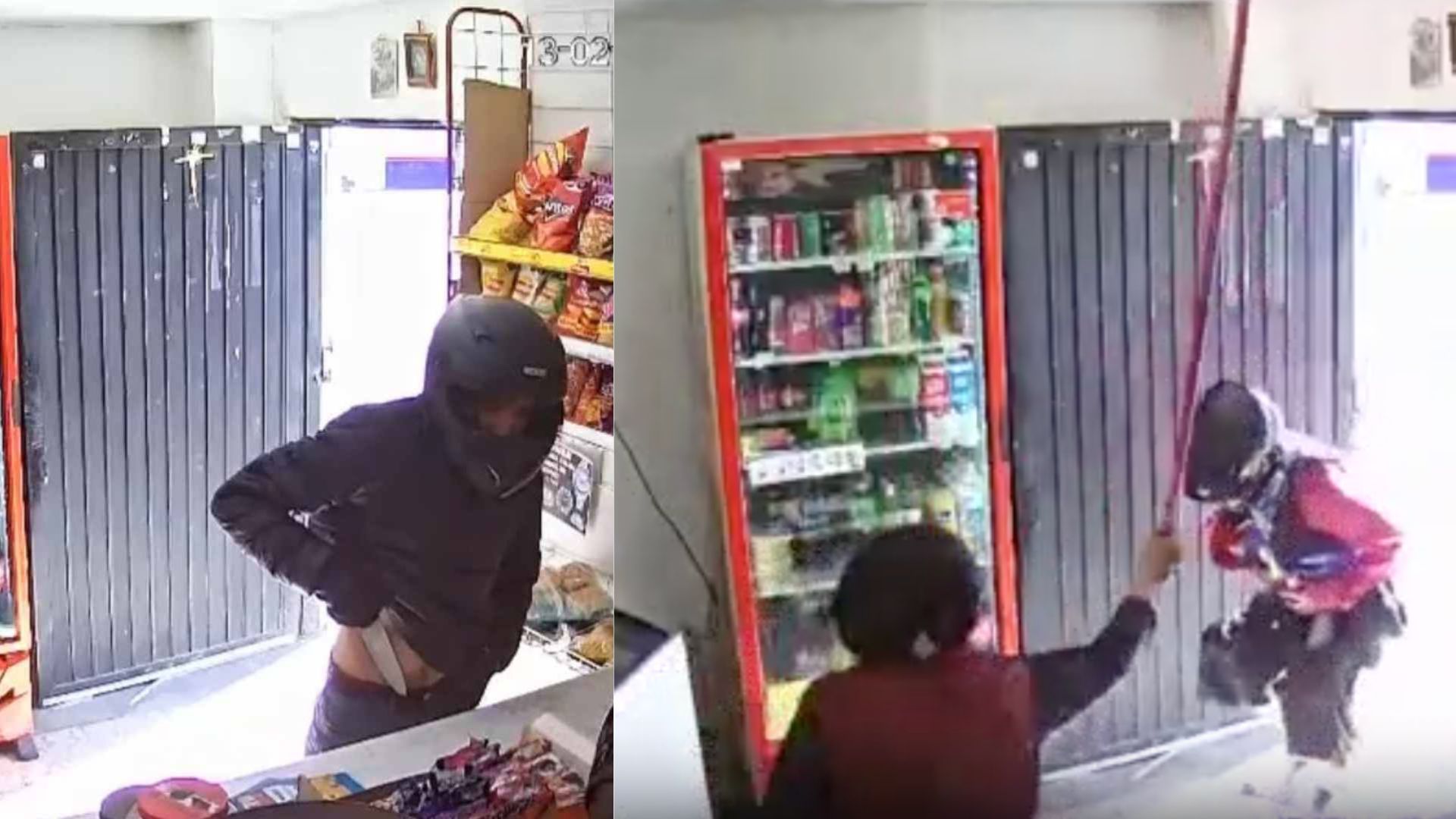 A Escobazos Corre a Ladrones: Video del Momento en que Señora se Defiende en Sonora. Foto: Virales_mx