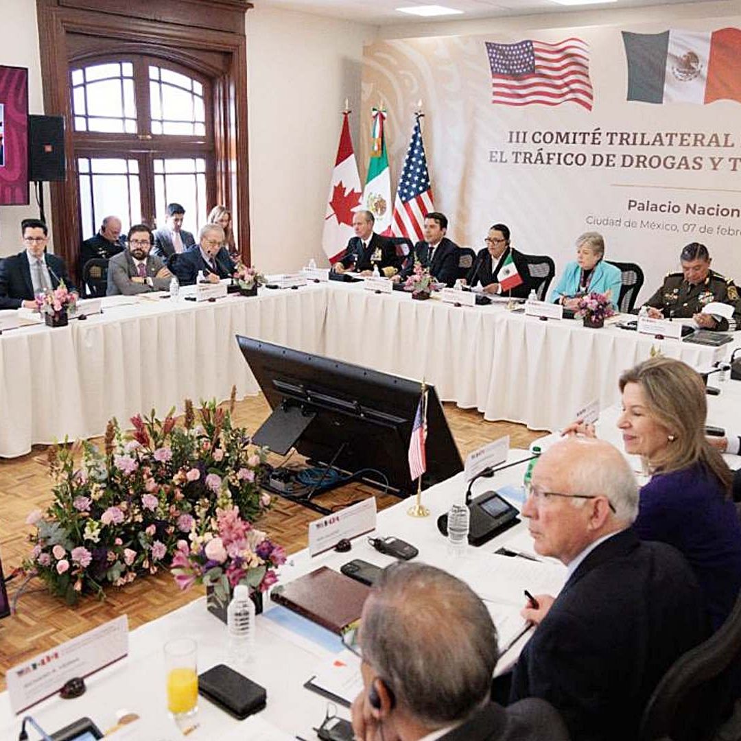 México, EUA y Canadá realizan reunión sobre combate al fentanilo y las armas de fuego