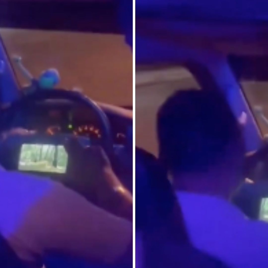 Exhiben a Chofer de Combi Viendo Películas Mientras Maneja