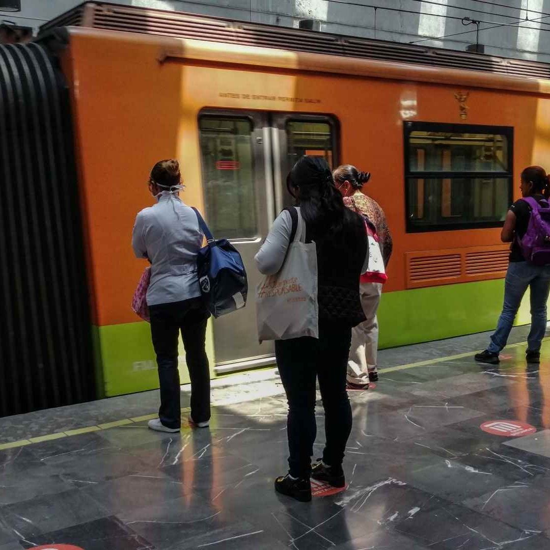 Usuarios del Metro de la CDMX