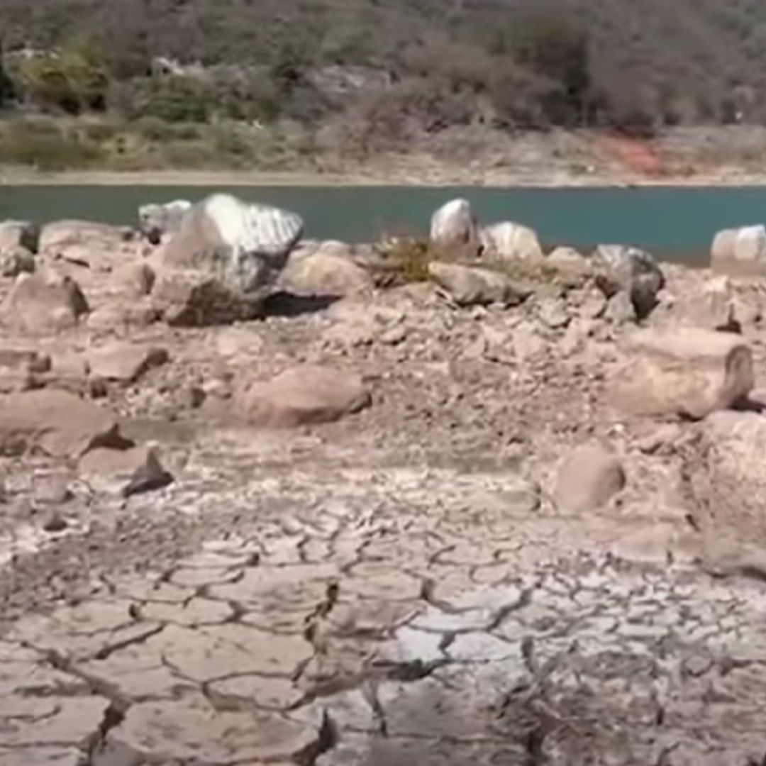 Sequía en la presa de Valle de Bravo