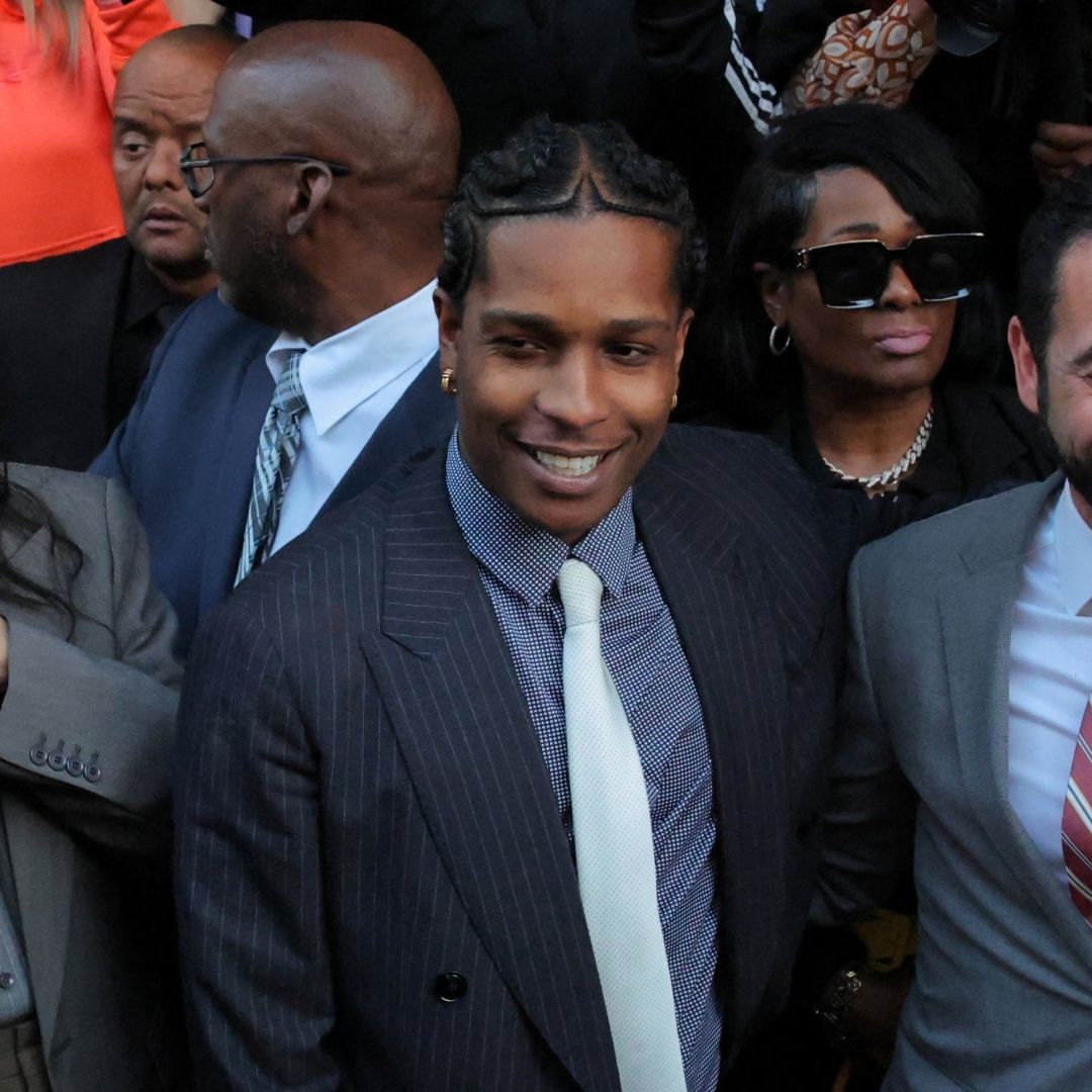 Rihanna acompaña a Asap Rocky al recibir veredicto final.