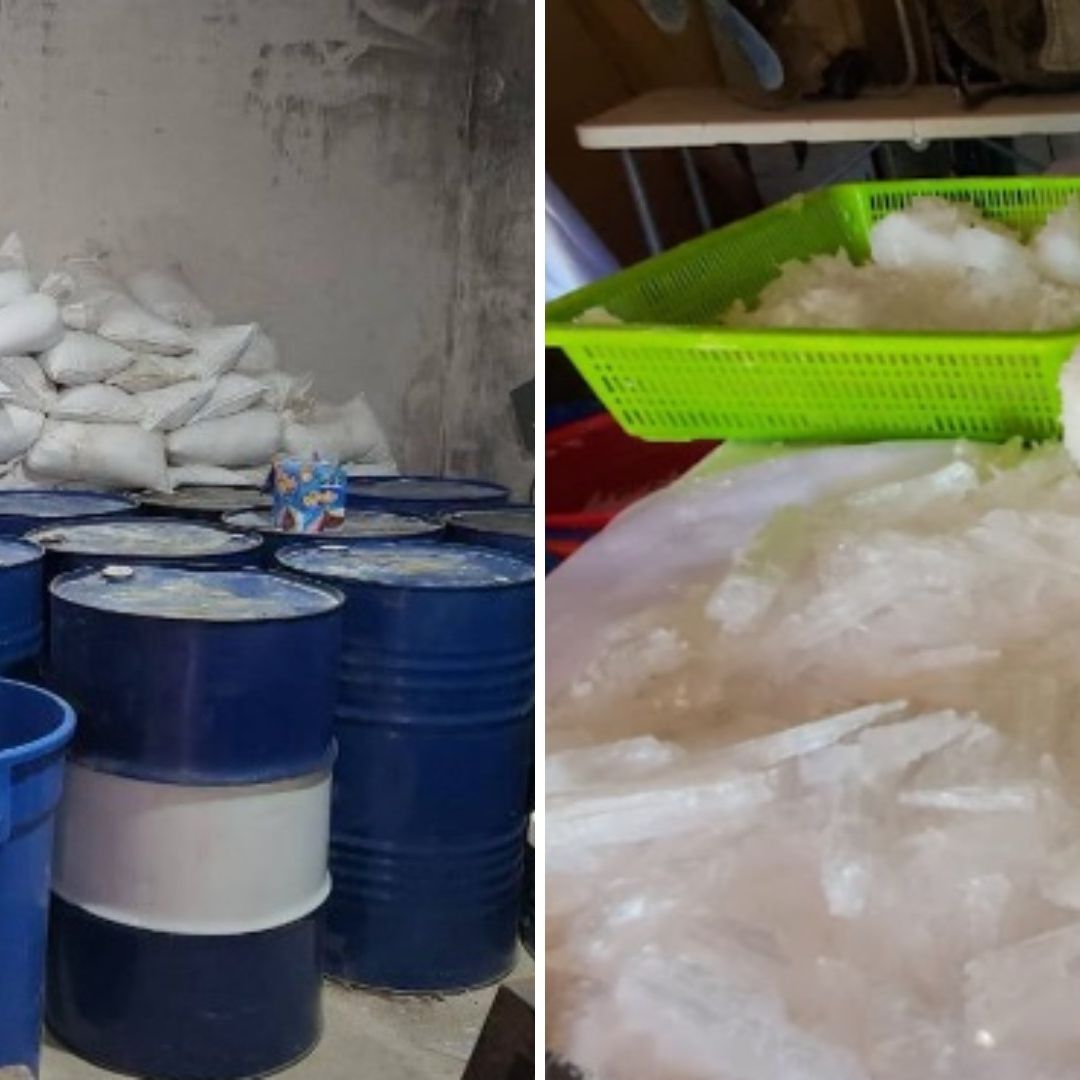 Hallan 15 Bodegas con Materiales para Elaborar Toneladas de Metanfetaminas en Sinaloa