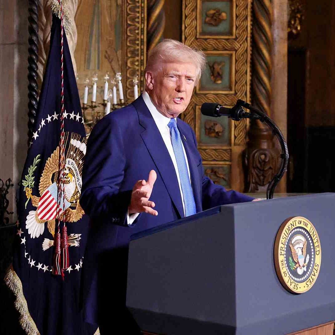 Donald Trump en Mar-a-Lago en Palm Beach, Florida, Estados Unidos