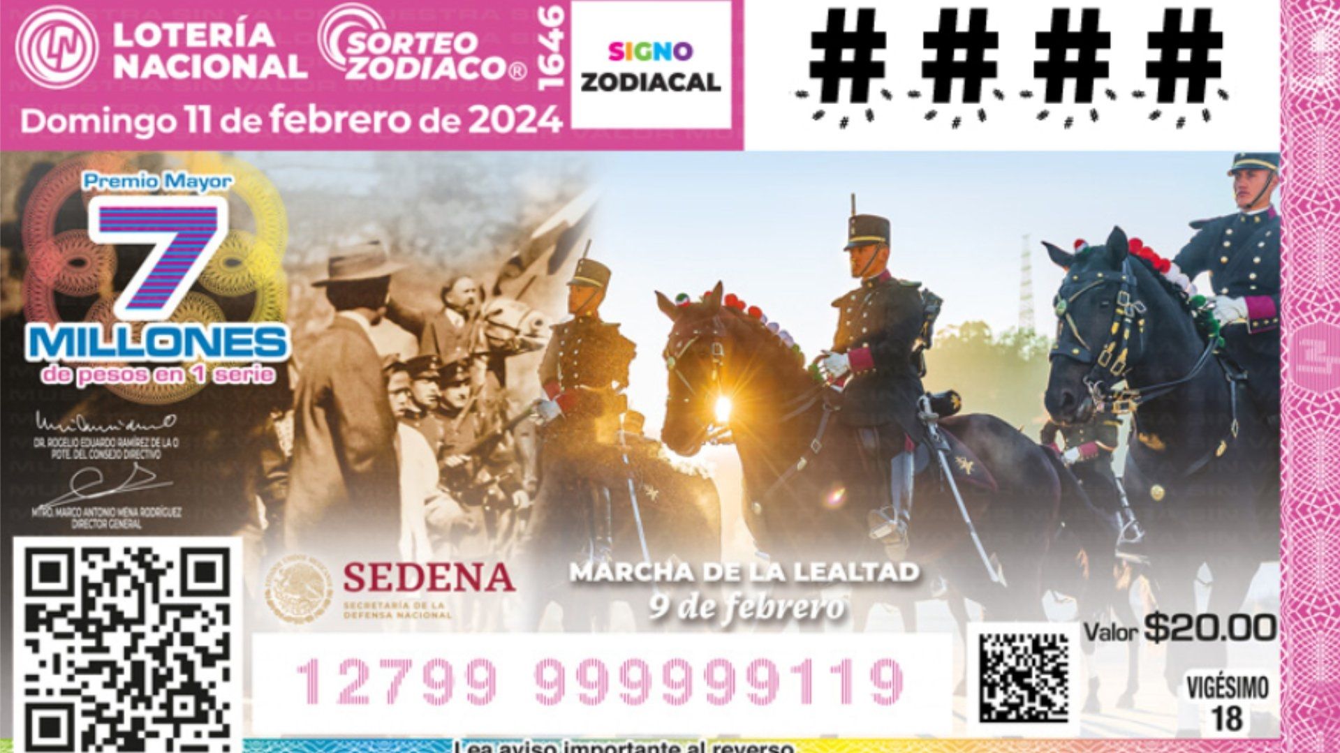 Resultados Lotería Nacional Sorteo Zodiaco 1646: Números Ganadores Hoy 11 de Febrero 2024