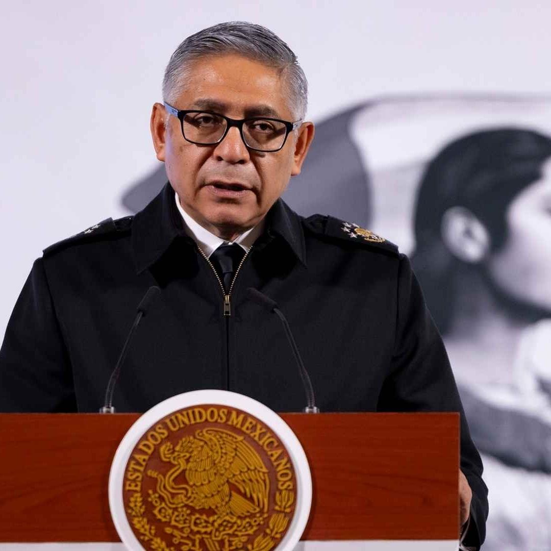 El Almirante Raymundo Pedro Morales Ángeles, secretario de Marina