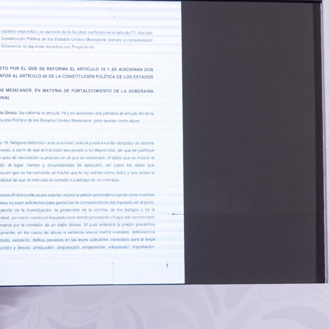 Claudia Sheinbaum en la conferencia mañanera de hoy, 20 de febrero de 2025
