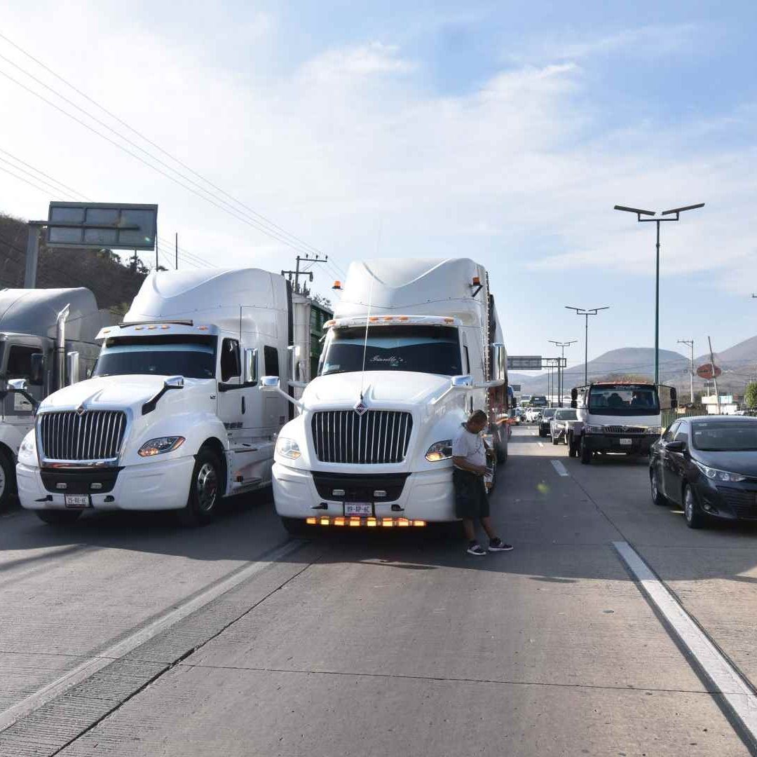 Protesta de transportistas