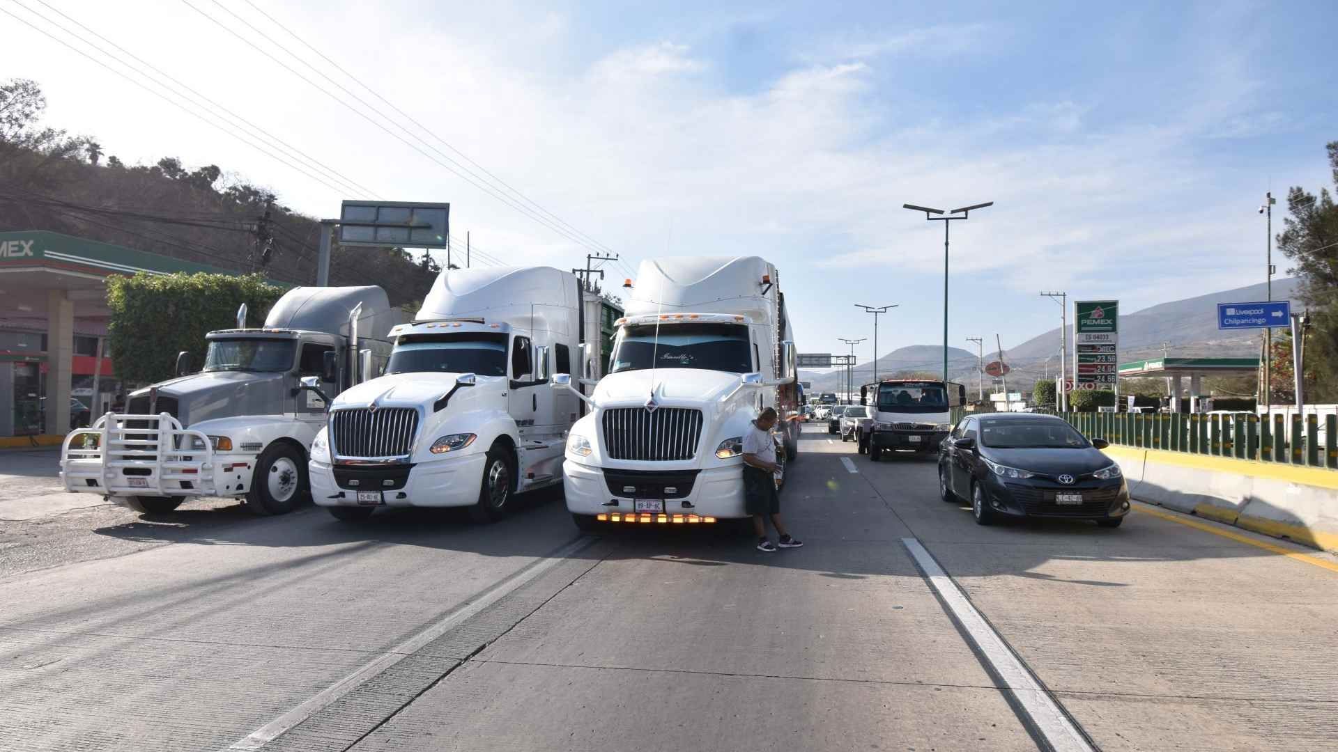 Protesta de transportistas