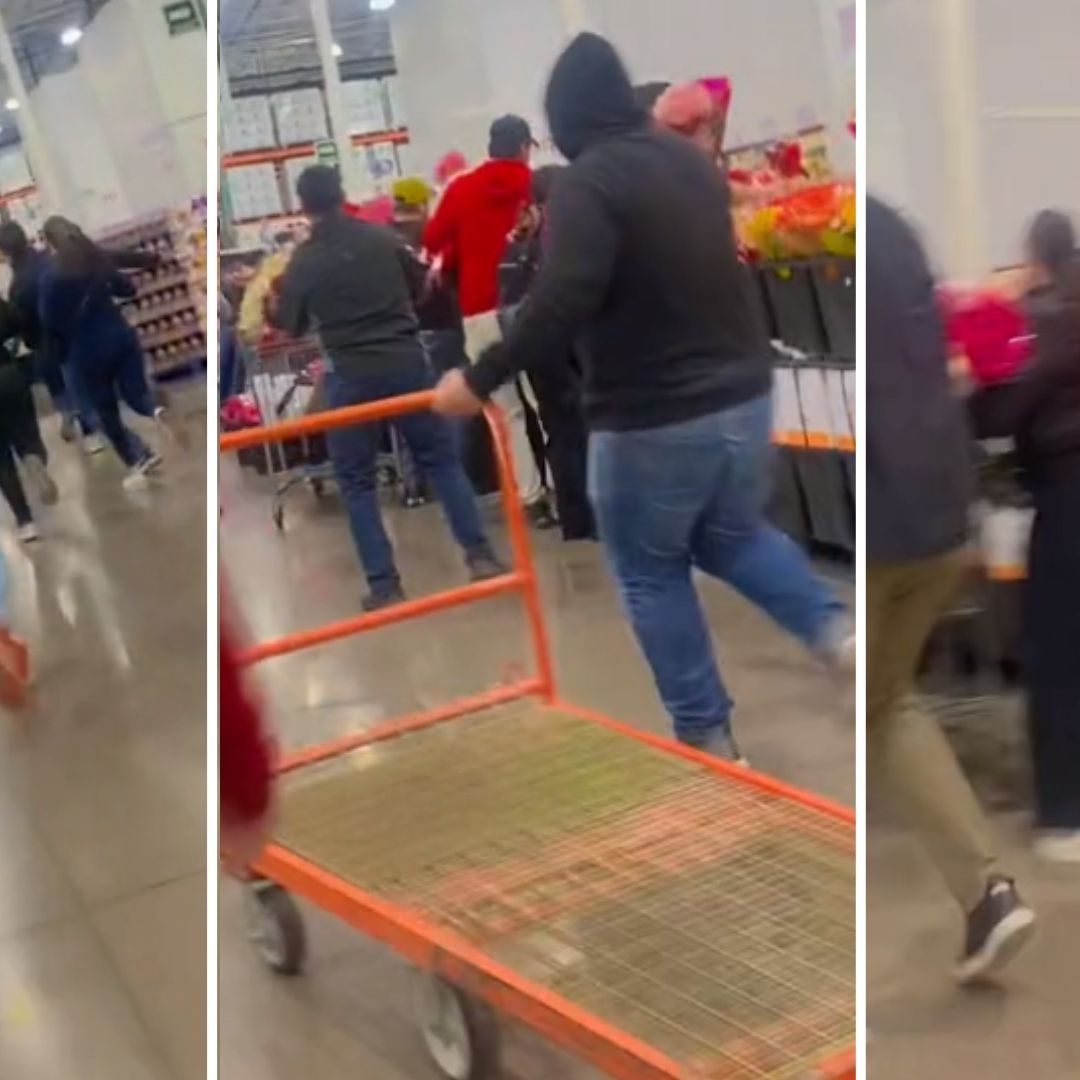Video | Revendedores se ‘Pelean’ por Ramos Flores para el Día del Amor