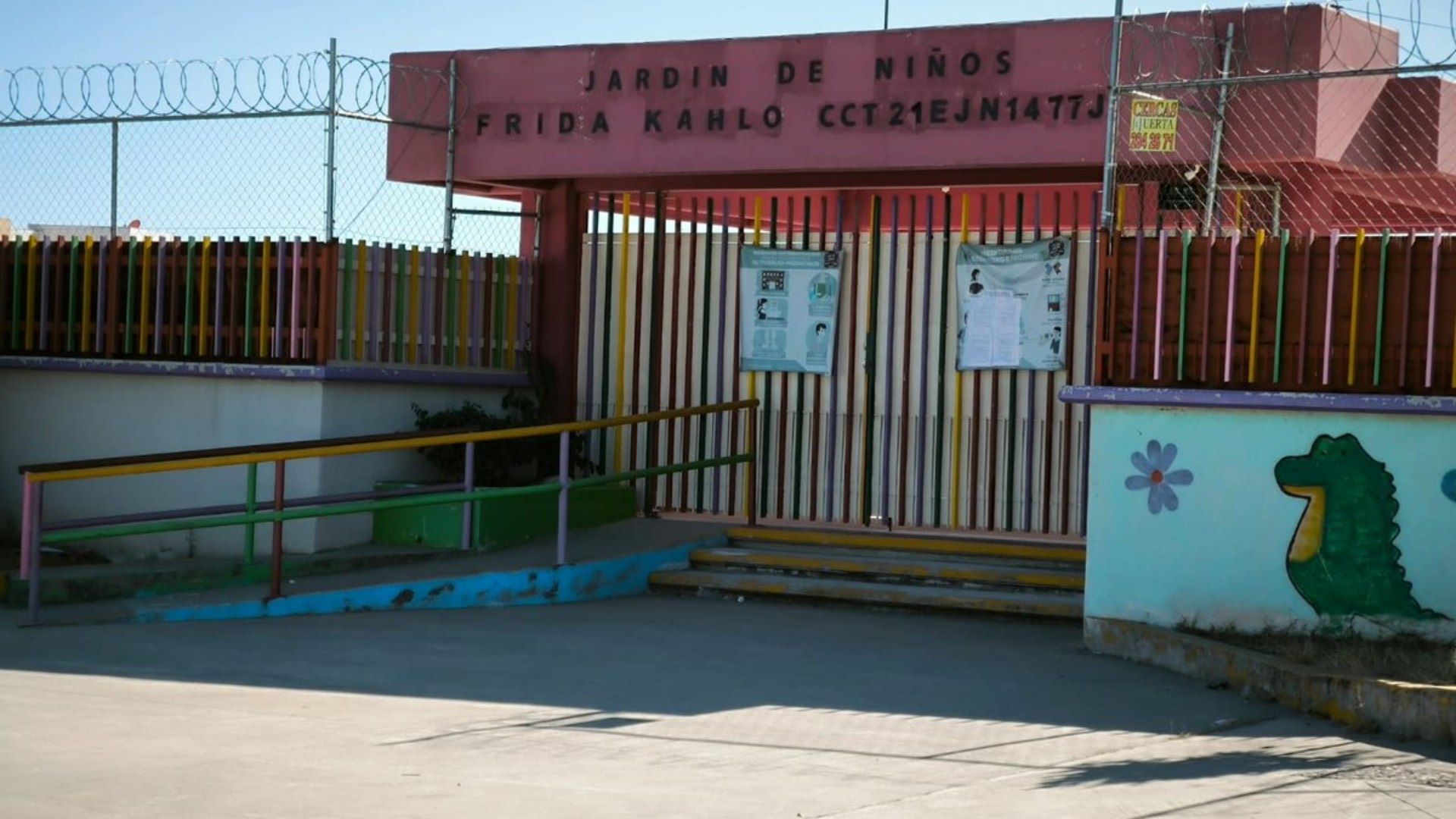 El jardín de niños está ubicado en Bosques de Chapultepec.