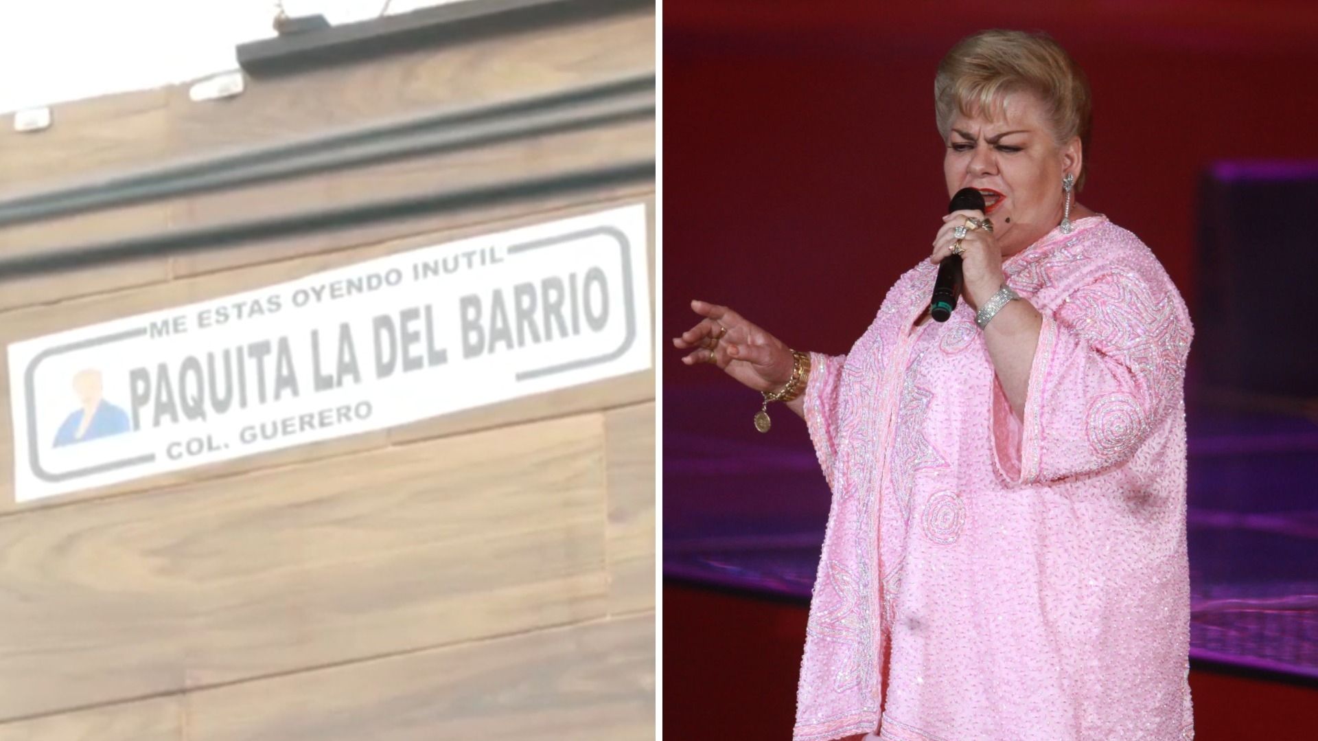 Vecinos de Paquita la del Barrio “Cambian” Nombre a Calle de la Colonia Guerrero en su Honor
