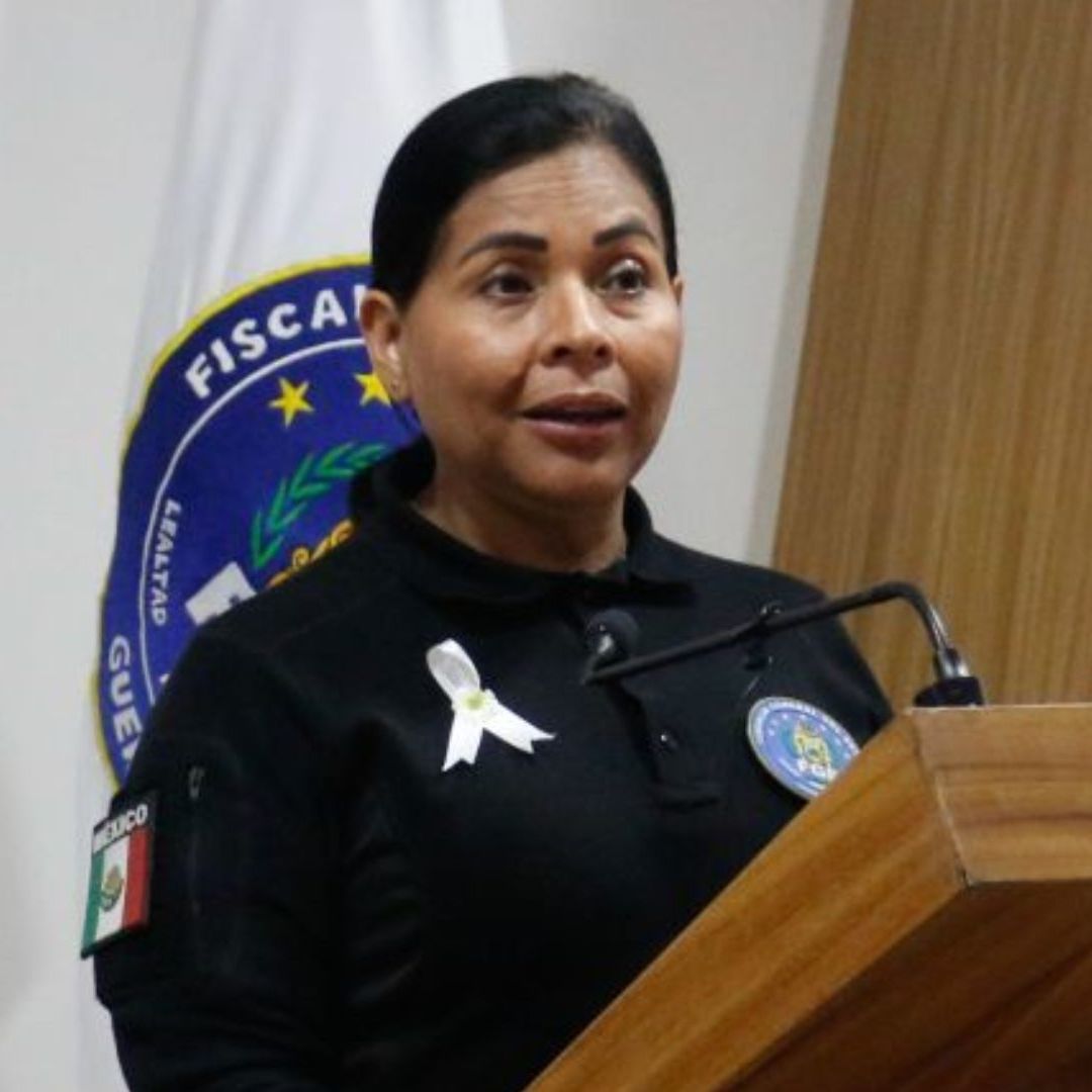 la titular de la FGE, Sandra Luz Valdovinos Salmerón,
