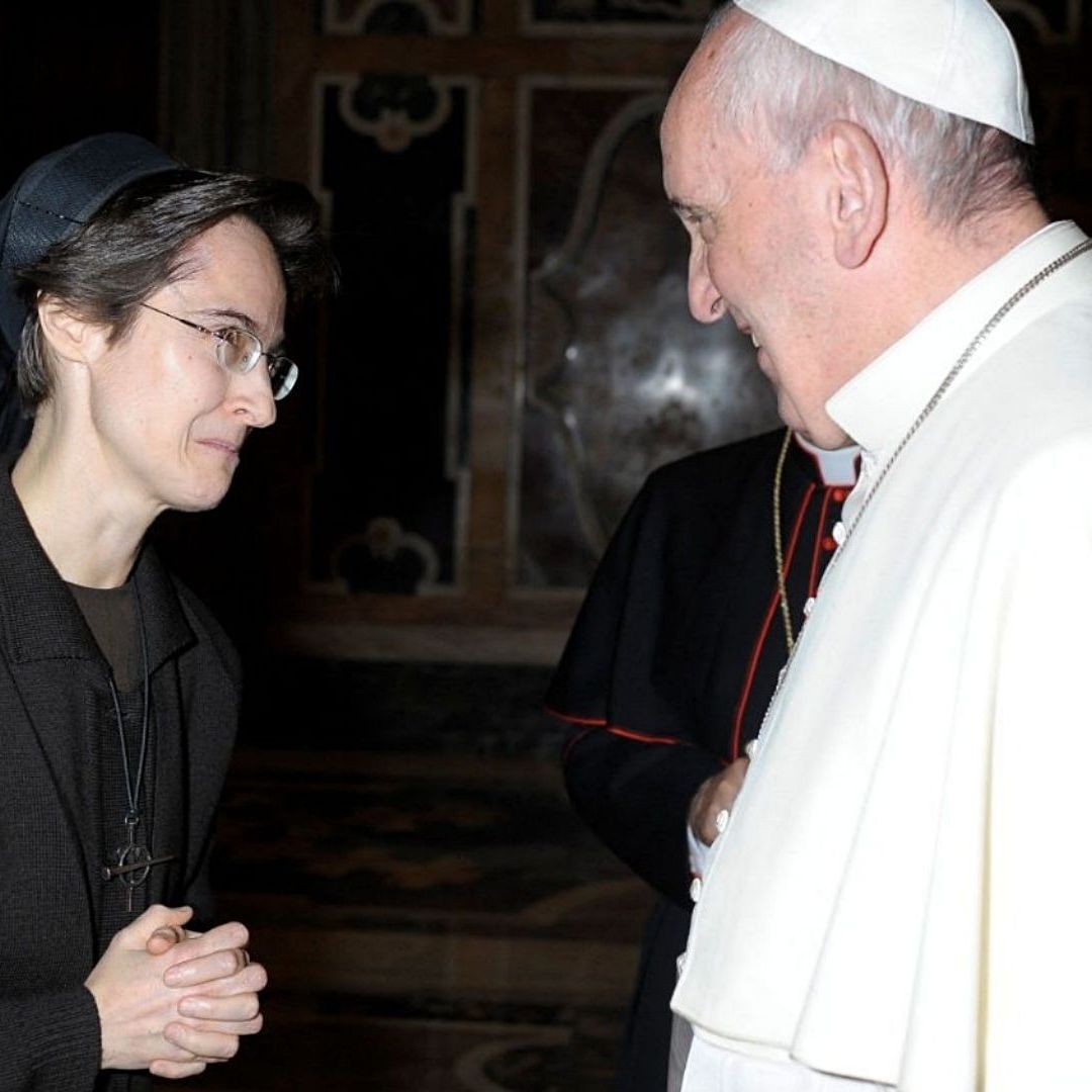 El Papa y sor Raffaella Petrini, próxima gobernadora del Vaticano