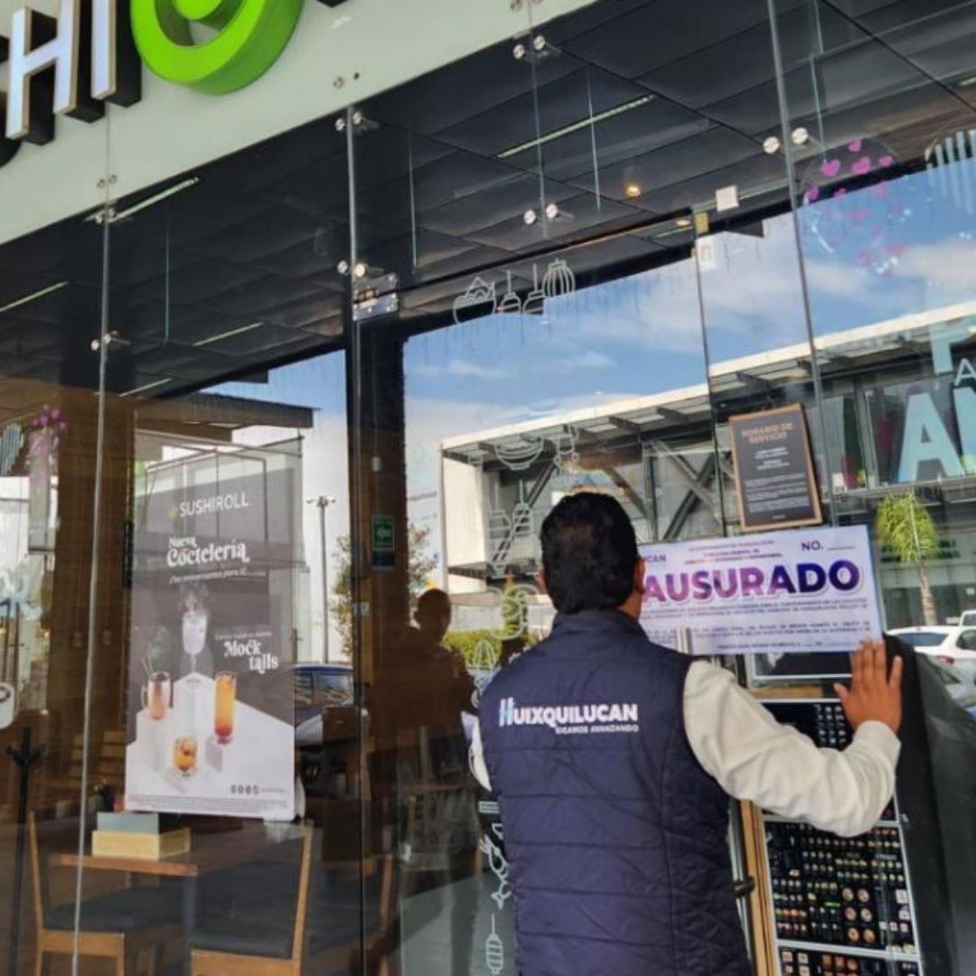 Autoridades clausuraron un restaurante de sushi en Interlomas, Edomex