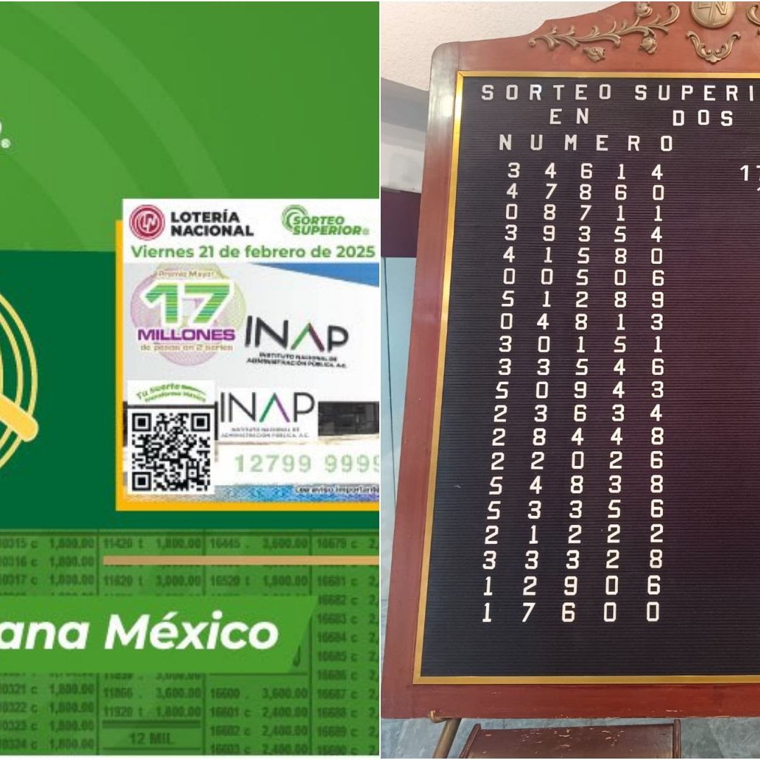 Dónde cayó el premio mayor del Sorteo Superior 2835 de la Lotería Nacional de hoy