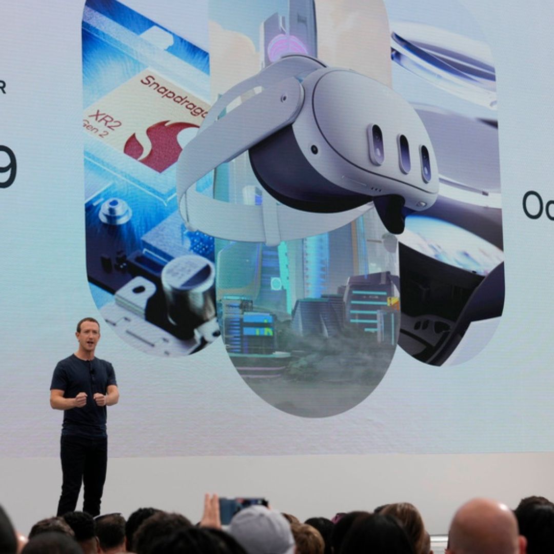 Zuckerberg asegura que sus Quest 3 son superiores a los lentes de Apple. Foto: AP