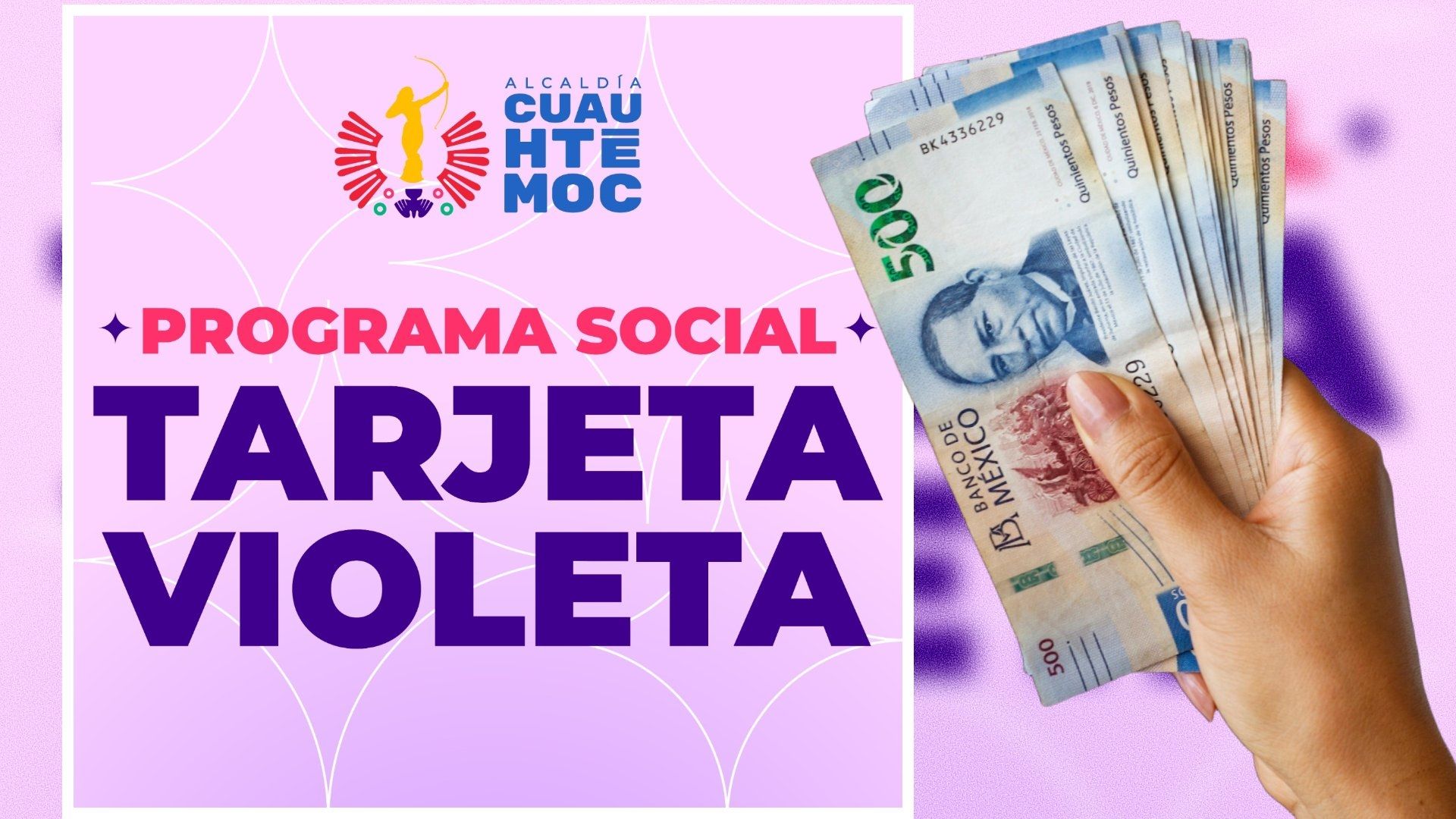Abren registro de Tarjeta Violeta CDMX.