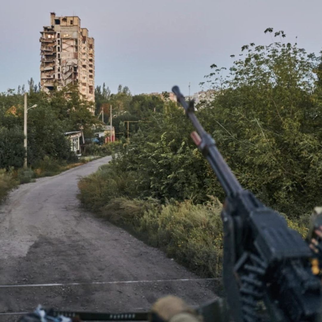 Un soldado ucraniano en Avdiivka, en la región de Donetsk, Ucrania